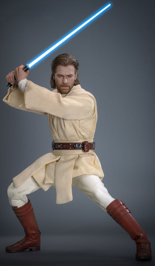 Star Wars - Episode II - Attack of the Clones: Obi-Wan Kenobi, 1/6 Figur von Hot Toys