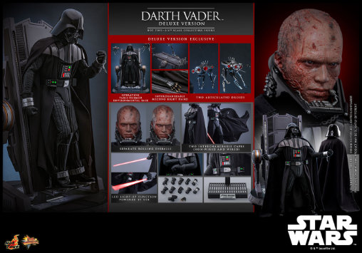 Star Wars - Episode III - Revenge of the Sith: Darth Vader - Deluxe, 1/6 Figur von Hot Toys