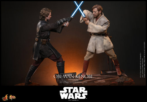 Star Wars - Episode III - Revenge of the Sith: Obi-Wan Kenobi - Mustafar, 1/6 Figur von Hot Toys