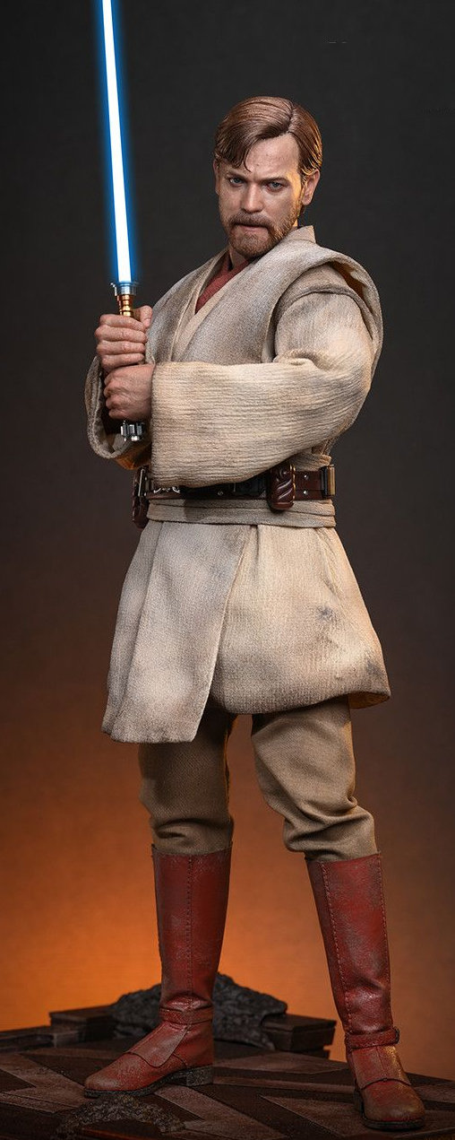 Star Wars - Episode III - Revenge of the Sith: Obi-Wan Kenobi - Mustafar, 1/6 Figur von Hot Toys