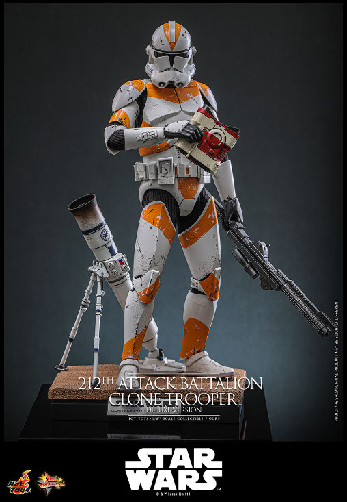 Star Wars - Episode III - Revenge of the Sith: 212th Attack Battalion Clone Trooper - Deluxe, 1/6 Figur von Hot Toys