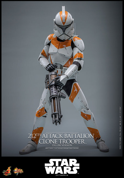 Star Wars - Episode III - Revenge of the Sith: 212th Attack Battalion Clone Trooper - Deluxe, 1/6 Figur von Hot Toys