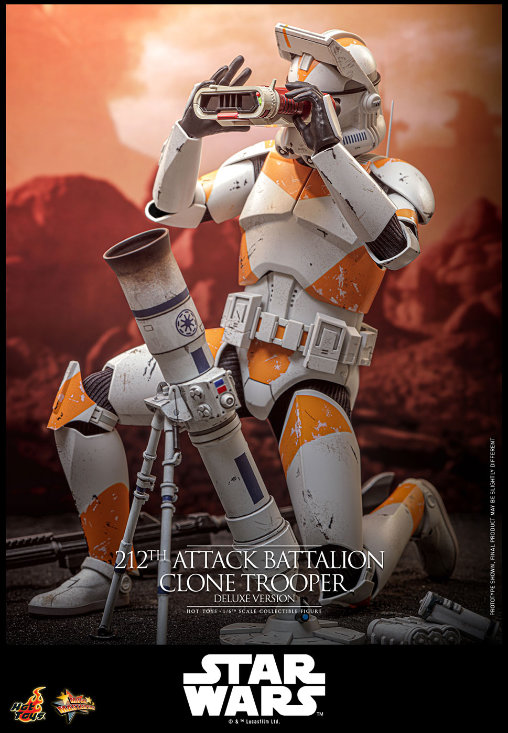 Star Wars - Episode III - Revenge of the Sith: 212th Attack Battalion Clone Trooper - Deluxe, 1/6 Figur von Hot Toys