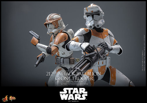 Star Wars - Episode III - Revenge of the Sith: 212th Attack Battalion Clone Trooper - Deluxe, 1/6 Figur von Hot Toys