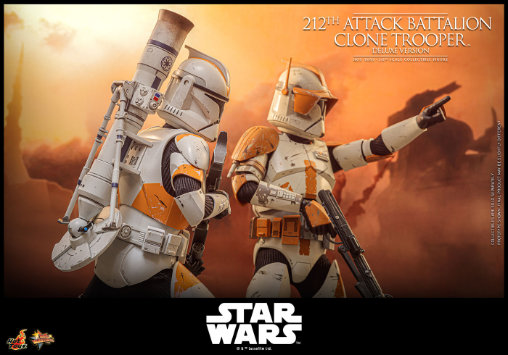Star Wars - Episode III - Revenge of the Sith: 212th Attack Battalion Clone Trooper - Deluxe, 1/6 Figur von Hot Toys