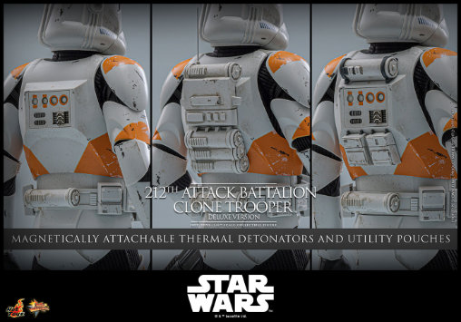 Star Wars - Episode III - Revenge of the Sith: 212th Attack Battalion Clone Trooper - Deluxe, 1/6 Figur von Hot Toys