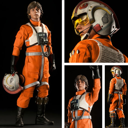Star Wars - Episode IV - A New Hope: Luke Skywalker - Red Five X-Wing Pilot, 1/6 Figur von Sideshow