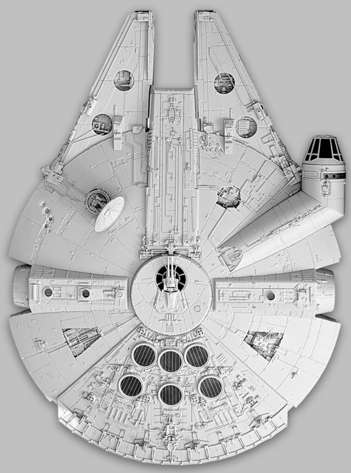 Star Wars - Episode IV - A New Hope: Millennium Falcon - Perfect Grade, Fertig-Modell von Bandai