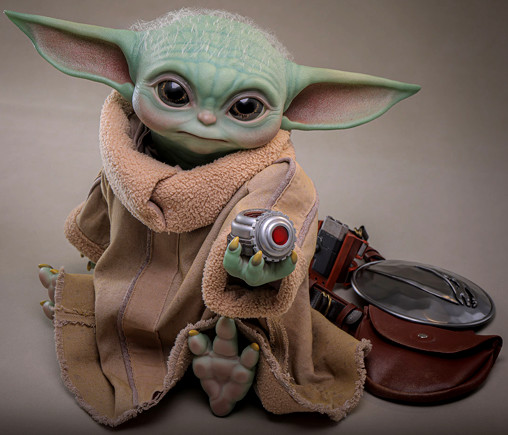 Star Wars - The Mandalorian and Grogu: Grogu, 1/6 Figur von Hot Toys