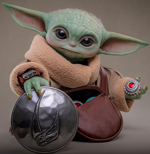 Star Wars - The Mandalorian and Grogu: Grogu, 1/6 Figur von Hot Toys