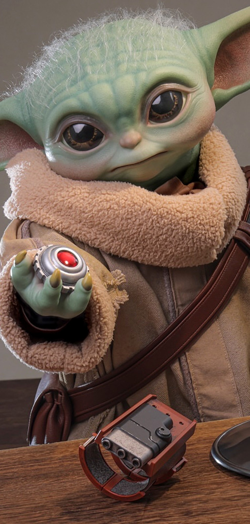 Star Wars - The Mandalorian and Grogu: Grogu, 1/6 Figur von Hot Toys