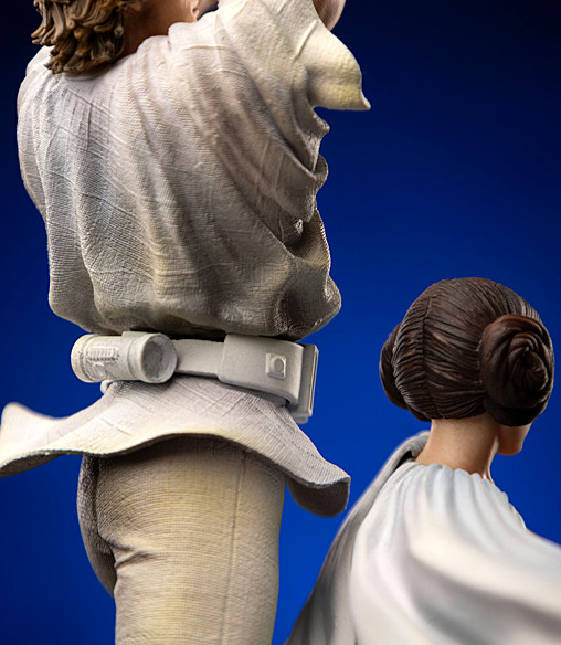 Star Wars - Episode IV - A New Hope: Luke Skywalker und Prinzessin Leia von Iron Studios, weitere Produktansicht 11