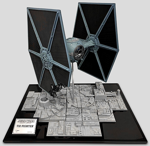 Star Wars - Episode IV - A New Hope: TIE Fighter - Deluxe Diorama - Battle Damaged von SPACEart, weitere Produktansicht 1