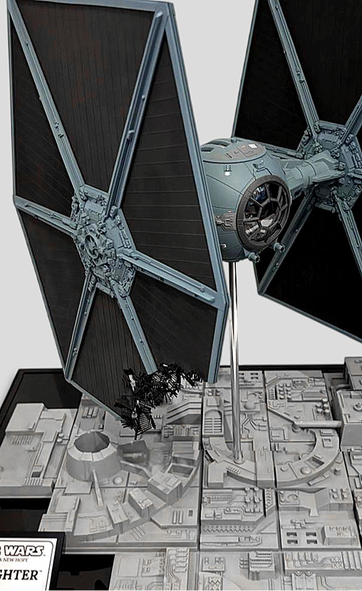 Star Wars - Episode IV - A New Hope: TIE Fighter - Deluxe Diorama - Battle Damaged von SPACEart, weitere Produktansicht 2