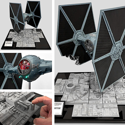 Star Wars - Episode IV - A New Hope: TIE Fighter - Deluxe Diorama - Battle Damaged, Typ: Diorama