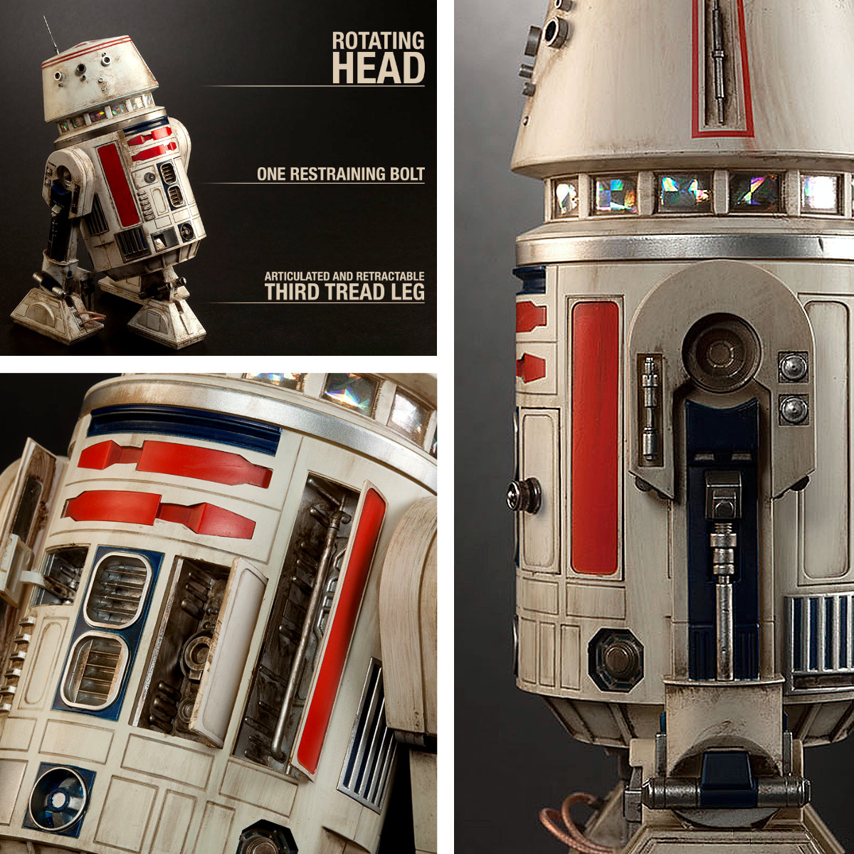 Star Wars - Episode IV - A New Hope: R5-D4 Astromech-Droide, 1/6 Figur von Sideshow