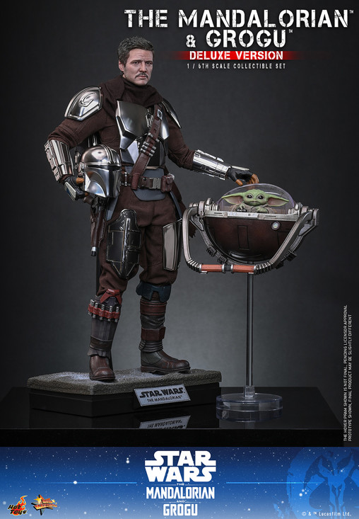 Star Wars - The Mandalorian and Grogu: Mandalorian and Grogu von Hot Toys, weitere Produktansicht 1