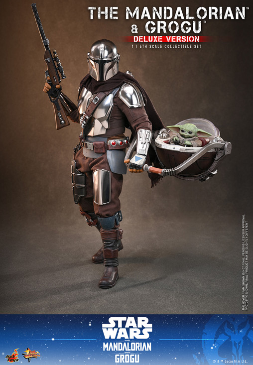 Star Wars - The Mandalorian and Grogu: Mandalorian and Grogu von Hot Toys, weitere Produktansicht 2
