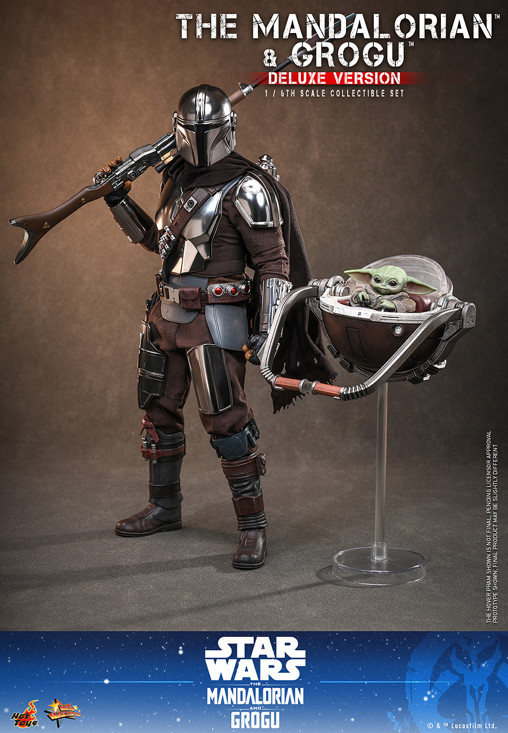 Star Wars - The Mandalorian and Grogu: Mandalorian and Grogu von Hot Toys, weitere Produktansicht 6