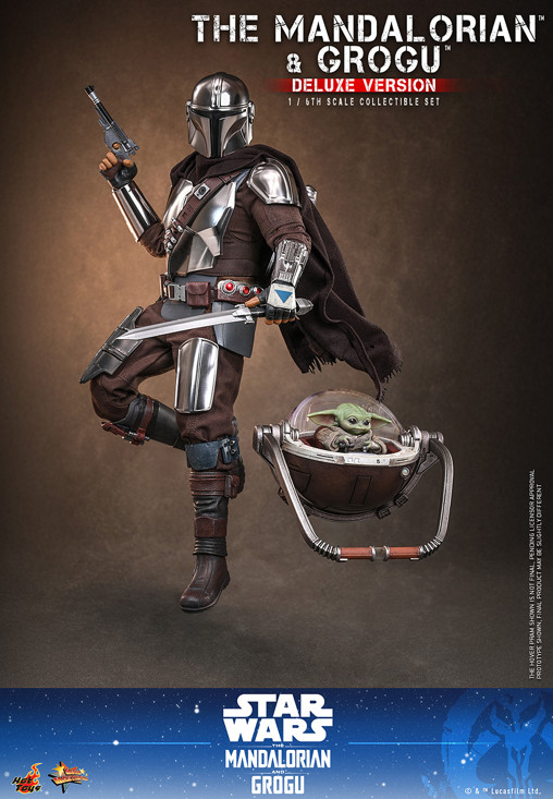 Star Wars - The Mandalorian and Grogu: Mandalorian and Grogu von Hot Toys, weitere Produktansicht 11