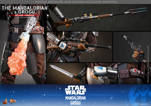 Star Wars - The Mandalorian and Grogu: Mandalorian and Grogu von Hot Toys, weitere Produktansicht 23