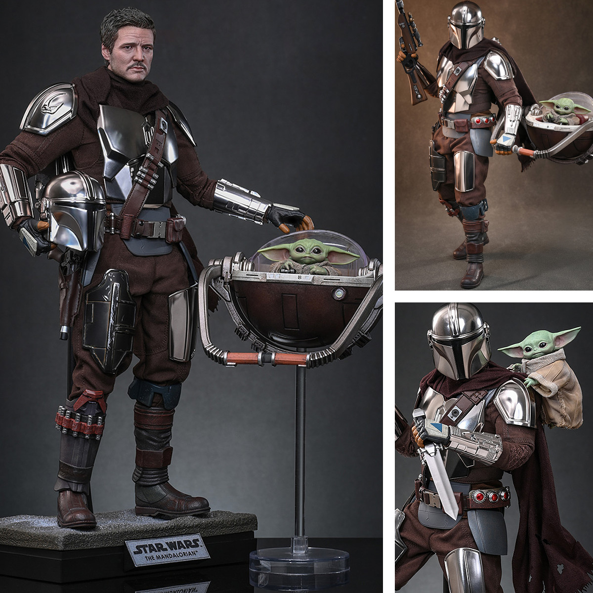 Star Wars - The Mandalorian and Grogu: Mandalorian and Grogu, 1/6 Figur von Hot Toys