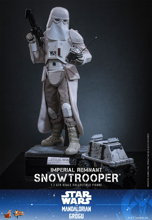 Star Wars - The Mandalorian and Grogu: Imperial Remnant Snowtrooper von Hot Toys, weitere Produktansicht 3