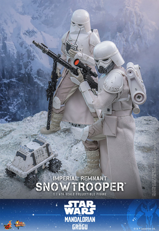 Star Wars - The Mandalorian and Grogu: Imperial Remnant Snowtrooper von Hot Toys, weitere Produktansicht 7