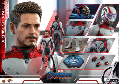 The Avengers - Endgame: Tony Stark - Team Suit, 1/6 Figur von Hot Toys