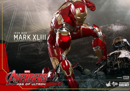 The Avengers - Age of Ultron: Iron Man Mark XLIII - DieCast, 1/6 Figur von Hot Toys