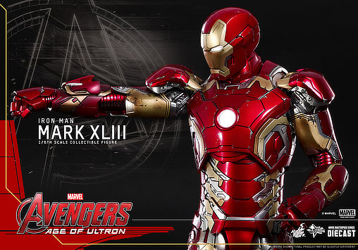 The Avengers - Age of Ultron: Iron Man Mark XLIII - DieCast, 1/6 Figur von Hot Toys