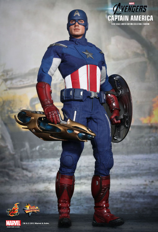 The Avengers: Captain America, 1/6 Figur von Hot Toys