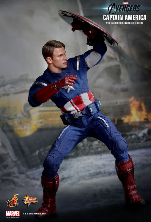 The Avengers: Captain America, 1/6 Figur von Hot Toys
