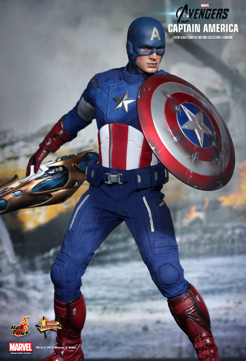 The Avengers: Captain America, 1/6 Figur von Hot Toys