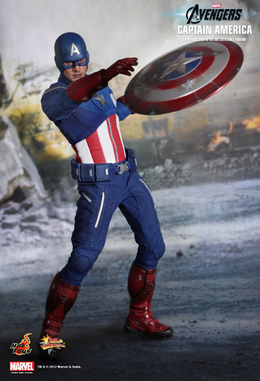 The Avengers: Captain America, 1/6 Figur von Hot Toys