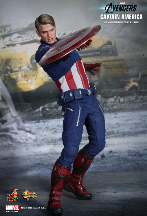 The Avengers: Captain America, 1/6 Figur von Hot Toys