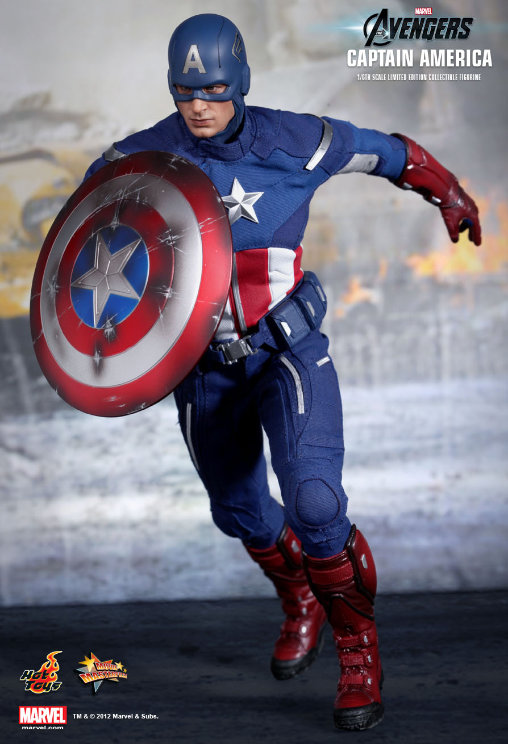 The Avengers: Captain America, 1/6 Figur von Hot Toys