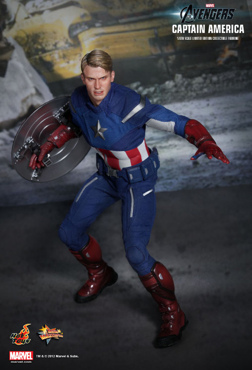 The Avengers: Captain America, 1/6 Figur von Hot Toys