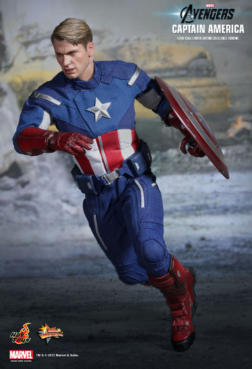 The Avengers: Captain America, 1/6 Figur von Hot Toys
