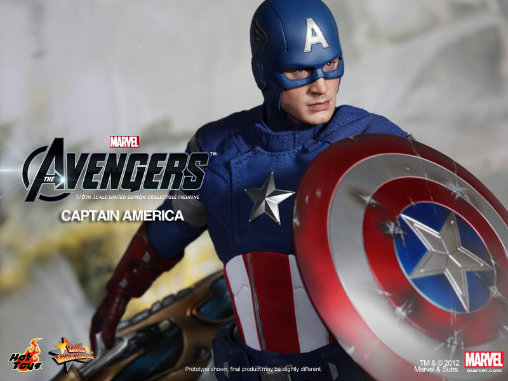 The Avengers: Captain America, 1/6 Figur von Hot Toys