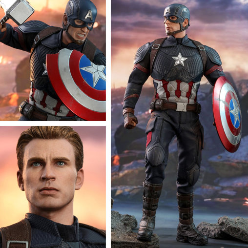 The Avengers - Endgame: Captain America, 1/6 Figur