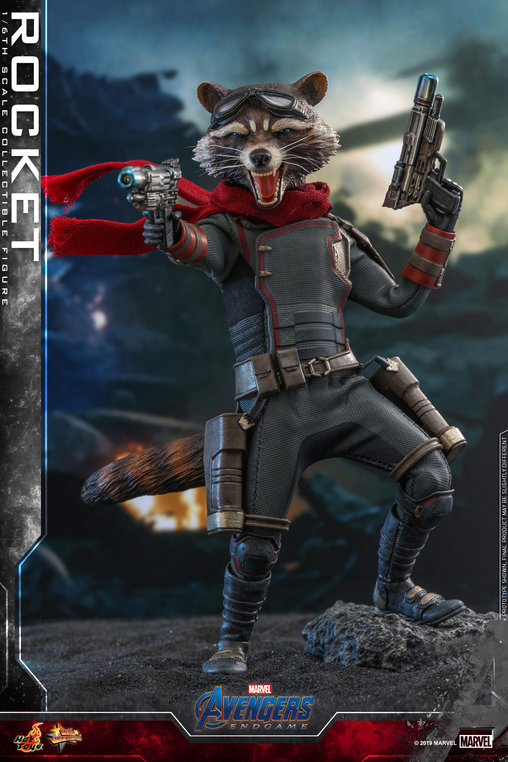 The Avengers - Endgame: Rocket, 1/6 Figur von Hot Toys