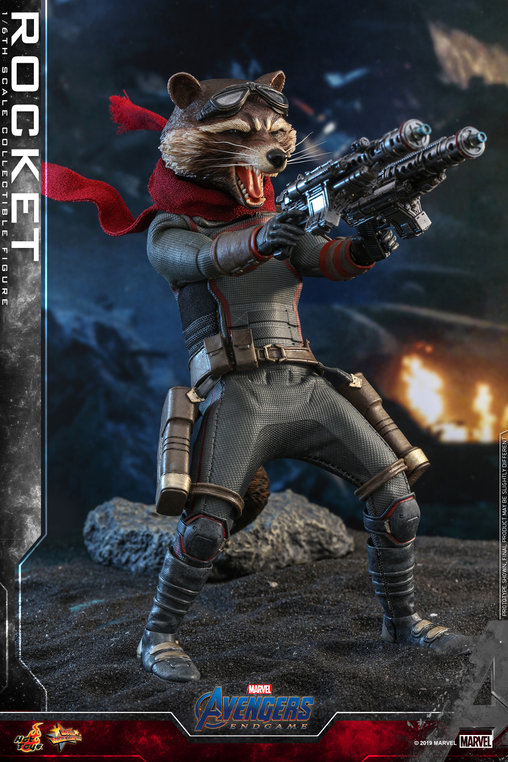 The Avengers - Endgame: Rocket, 1/6 Figur von Hot Toys