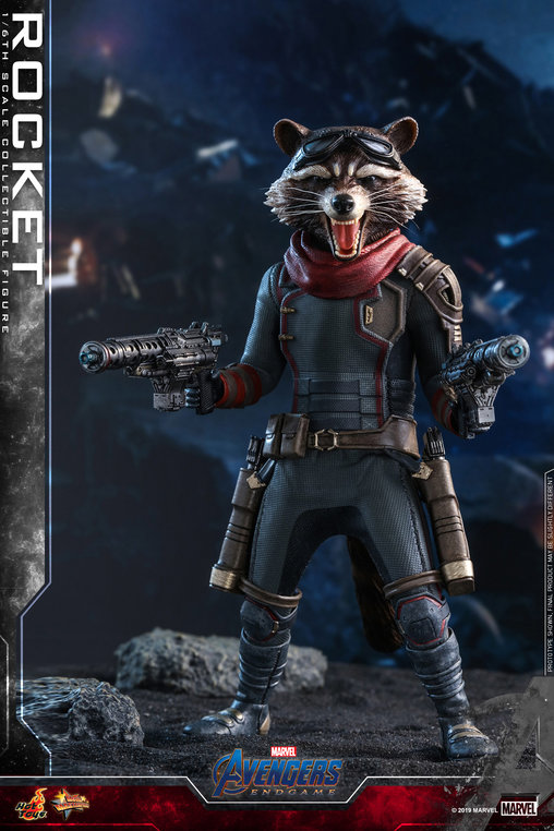 The Avengers - Endgame: Rocket, 1/6 Figur von Hot Toys