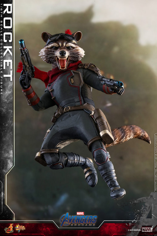 The Avengers - Endgame: Rocket, 1/6 Figur von Hot Toys