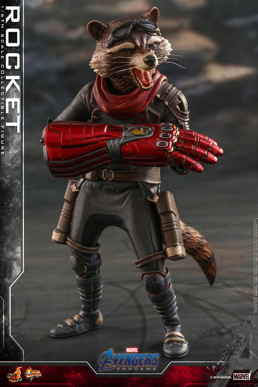 The Avengers - Endgame: Rocket, 1/6 Figur von Hot Toys