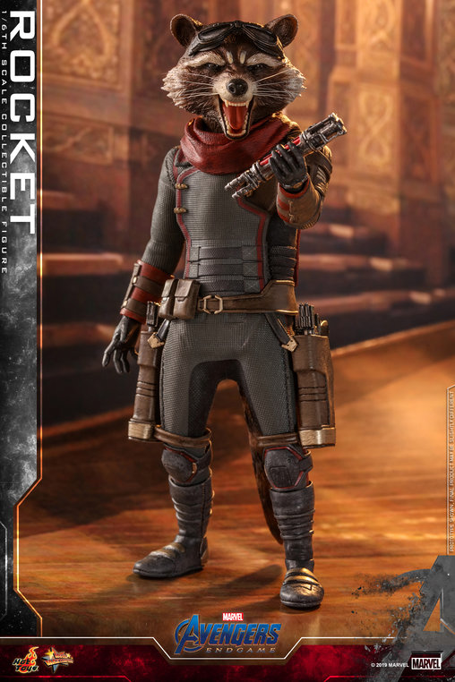 The Avengers - Endgame: Rocket, 1/6 Figur von Hot Toys