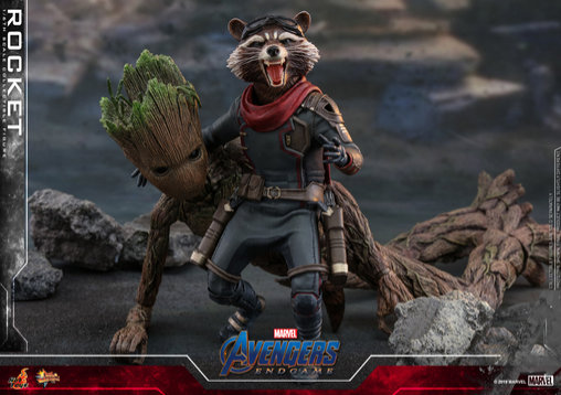 The Avengers - Endgame: Rocket, 1/6 Figur von Hot Toys