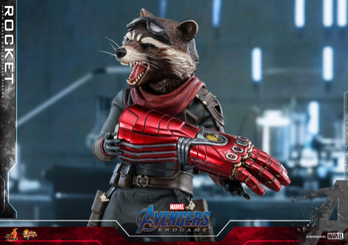 The Avengers - Endgame: Rocket, 1/6 Figur von Hot Toys