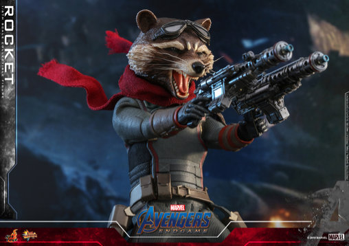 The Avengers - Endgame: Rocket, 1/6 Figur von Hot Toys